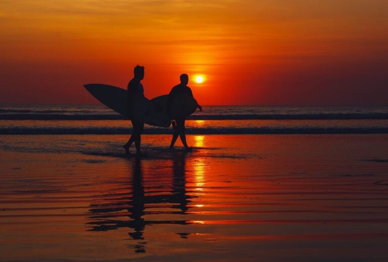 Bali coastal sunset